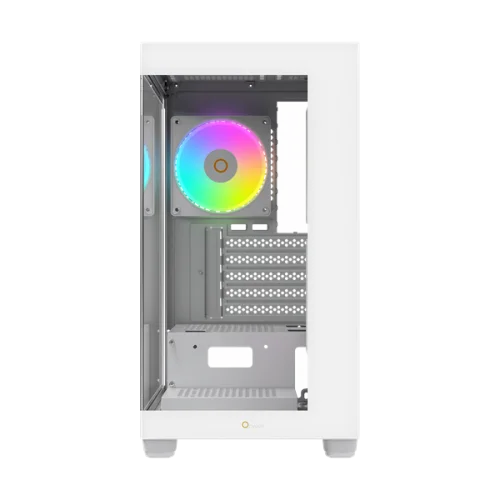 корпус Ocypus Gamma C52 WH ARGB, MATX, USB3.0*1+USB2.0*2, SIDE 2x120mm ARGB, REAR 1x120mm ARGB