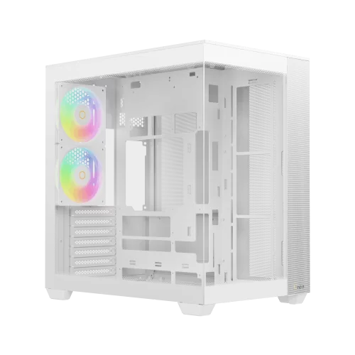 Корпус Компьютер без блока питания/ Case Ocypus Delta C74 WH ARGB, Midi-Tower, TG, 2x120mm ARGB, 2xUSB-A 3.0 + 1xUSB-C 3.1, ATX, mATX, mITX White (DELTA-C74-WHD200XX-GL)