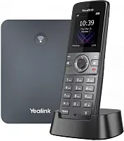 телефон YEALINK W74P (база W70B+трубка W74H) до 10 SIP-аккаунтов, до 10 трубок на базу, до 20 вызовов, шт (W74P#!!!)