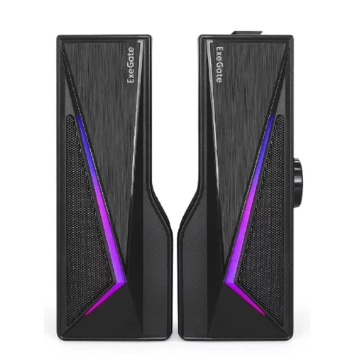 ExeGate Allegro 170 (питание USB, Bluetooth, 2х3Вт (6Вт RMS), 60-20000Гц, цвет черный, RGB подсветка, с возможностью трансформации в саундбар, Color Box) (EX289691RUS) фото 2