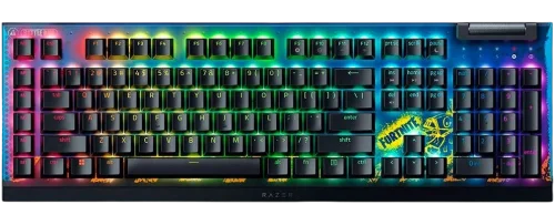 Игровая клавиатура Razer BlackWidow V4 X (Yellow Switch) - Fortnite Ed. - US Layout/ Razer BlackWidow V4 X (Yellow Switch) Gaming keyboard - Fortnite Ed. - US Layout (RZ03-04703600-R3M1)