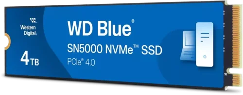 Твердотельный накопитель Western Digital Black SSD SN5000 M2.2280 PCIe 4.0 4Tb, 5500MBs/5000MBs, TBW 1200, WDS400T4B0E, 1 year