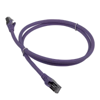 Патч-корд LANMASTER LSZH SFTP кат.6A, 1.5 м, фиолетовый (LAN-PC45/S6A-1.5-VI)