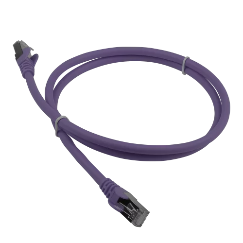 Патч-корд LANMASTER LSZH SFTP кат.6A, 1.5 м, фиолетовый (LAN-PC45/S6A-1.5-VI)