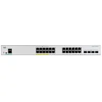Catalyst 1000 24x 10/ 100/ 1000 RJ-45 PoE+, 4x 1Gb SFP uplinks, PoE+ 370W, C1000-24FP-4G-L