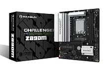 Материнская плата MAXSUN MS-Challenger Z890M, LGA1851, Z890, 2*DDR5, 3*SATA3, 2*M.2, USB 3.2, USB 2.0, Type-C, 1*PCIEx16, 1*PCIex4, 1*PCIex1, HDMI+DP, mATX