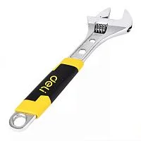 Разводной DL30112 150мм, обрезиненная ручка, диапазон захвата 0-36мм