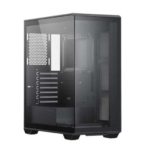 XASTRA Корпус Q600-0F Black ATX/Aquarium/Screewless/no fans/ Q600-0F