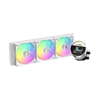 Система водяного охлаждения Ocypus Sigma L36 WH ARGB, 360mm, LCD Pump 2.4", 3x120mm ARGB fans, LGA115X/1200/1700/18XX, AM4/AM5
