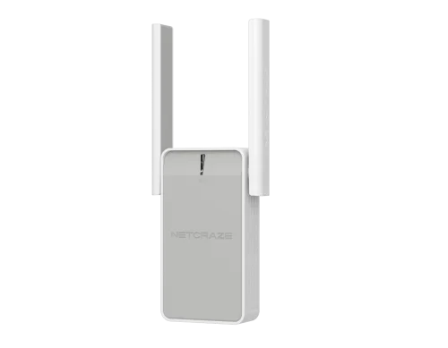 Wi-Fi Mesh-ретранслятор/ Mesh-ретранслятор Wi-Fi AX3000 2,4 ГГц/ 5 ГГц, 1x1000 Мбит/ с Ethernet (NETCRAZE BUDDY 6 (NC-3411))