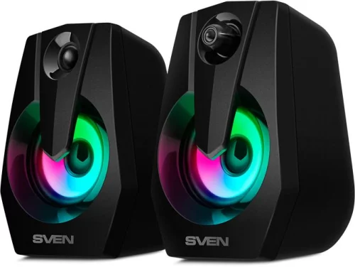 АС SVEN 370, черный (6 Вт, питание USB, подсветка) (SV-020552)