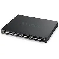 Коммутатор/ ZYXELXGS4600-52F AC L3 Managed Switch, 48 port Gig SFP, 4 dual pers. and 4x 10G SFP+, stackable, dual PSU AC (XGS4600-52F-ZZ0101F)