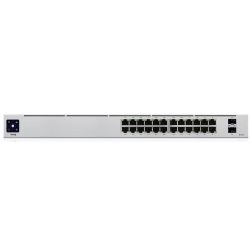 Коммутатор/ 24-port, Layer 2 PoE switch with a fanless cooling system.95W total PoE availability (USW-24-POE) фото 4