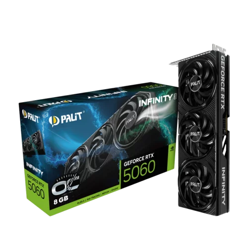 Видеокарта PALIT RTX5060 INFINITY 3 OC 8GB GDDR7 128bit 3-DP HDMI (NE75060T19P1-GB2063S)