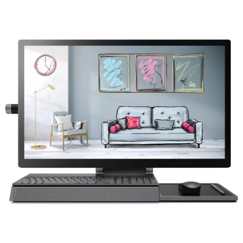 Моноблок Lenovo Yoga A940-27ICB 27 UHD Touch, Core I7-9700, 16GB, 256GB SSD + 1TB, noODD, Radeon RX560 4GB, WiFi, BT, Win10, серый [F0E50029RK]