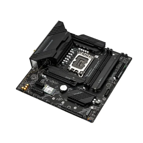 MAXSUN MS-Terminator B760M GKD5 WIFI (Socket 1700, mATX, 2*DDR5(96Gb), DP/HDMI, 4*SATA3, 3*M.2, 1xPCI-Ex16/1*PCIEx4/1*PCIEx1, 6*USB 2.0, 2*USB 3.2, LAN 1*2.5G, Wi-Fi 6, RTL) фото 3