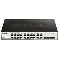 Коммутатор D-Link DGS-1210-16/G2A Настраиваемый L2 коммутатор с 16 портами 10/100/1000Base-T и 4 комбо-портами 100/1000Base-T/SFP