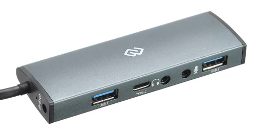 Стыковочная станция Digma HUB-2U3.0CAU-UC-G (HUB-2U3.0СAU-UC-G)