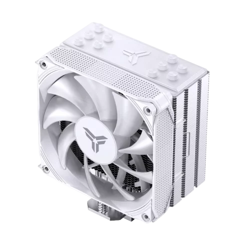 Кулер для процессора/ CPU Cooler JONSBO PISA A5 ARGB (265W, 4-pin PWM, 153mm, Al/ Cu, 5x6mm, ARGB, 1x120mm, 81.27CFM, 36.8dBA, 1850RPM, S: 1851/ 1700/ 1200/ 115X, AM4/ AM5 White) (PISA A5 ARGB WHITE)