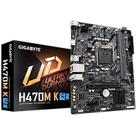 Материнская плата Gigabyte OEM H470M K, Socket 1200, Intel®H470, 2xDDR4-2333, HDMI, 1xPCI-Ex16, 1xPCI-Ex1, 2xSATA3, 1xM.2, 8 Ch Audio, GLan, (4+2)xUSB2.0, (2+2)xUSB3.2, mATX, RTL {} oem (H470M K||OEM)