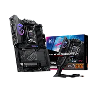 Материнская плата MSI MPG X870E CARBON MAX WIFI X870E, AM5, 4*DDR5, 3*PCIEx16, 4*M.2, 3*TypeC, 9*USB3.2Gen2, 4*USB3.2Gen1, 4*USB2.0, 4*SATA3.0, 5G, 2.5G, 2*Type-C(DP), HDMI, ATX, RTL