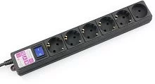 Power Cube Фильтр-удлинитель 3м 6 р 16А SPG6-B3M (21888), черный