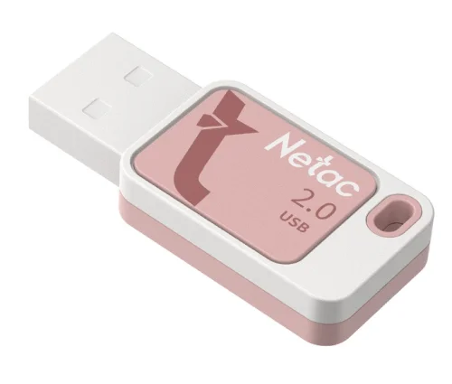 Флеш Диск Netac UA31 32Gb [NT03UA31N-032G-20PK], USB2.0, розовая