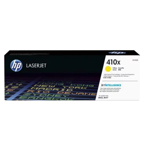 Картридж HP 410X, желтый / 5000 страниц (CF412X)