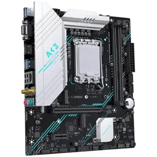 Материнская плата MAXSUN MS-B760M Gaming WIFI ACE, LGA1700, B760, 2*DDR5, 3*SATA3, 2*M.2, 4*USB 3.2, 2*USB 2.0, 1*PCIEx16, 1*PCIEx1, VGA+HDMI, mATX фото 2