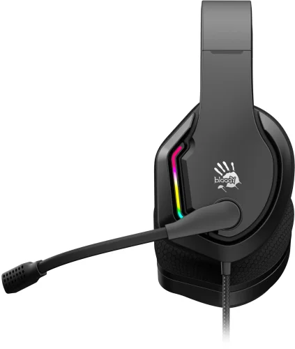 Наушники с микрофоном A4Tech Bloody G260p черный 2м мониторные оголовье (G260P 4PIN+USB/BLACK) фото 3
