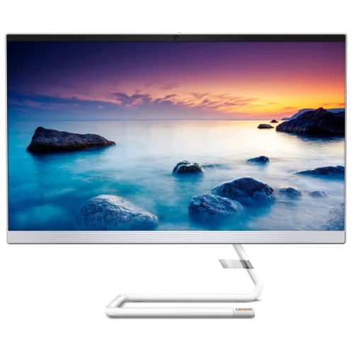 Моноблок Lenovo IdeaCentre A340-24ICK 23.8 FHD, Core i3-9100T, 8GB, 128GB SSD + 1TB, Radeon 530 2GB, DVD-RW, WiFi, BT, DOS, белый [F0ER005YRK]