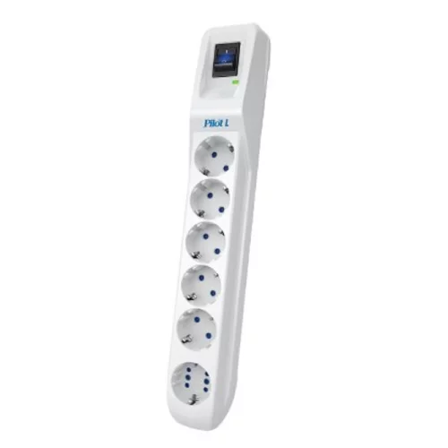 ZIS Сетевой фильтр PILOT L (GP) 5м {5 розеток + 1 в формате GP, до 7 потребителей} (арт. 173)