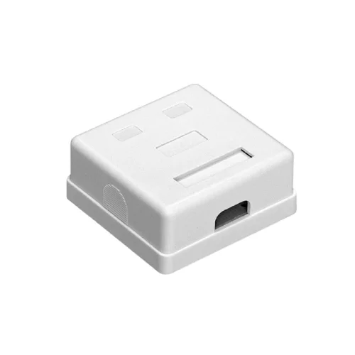 Exegate EX292845RUS Розетка внешняя двойная ExeGate SM2-RJ45-C6 RJ-45 кат.6 UTP Krone/ 110 фото 2