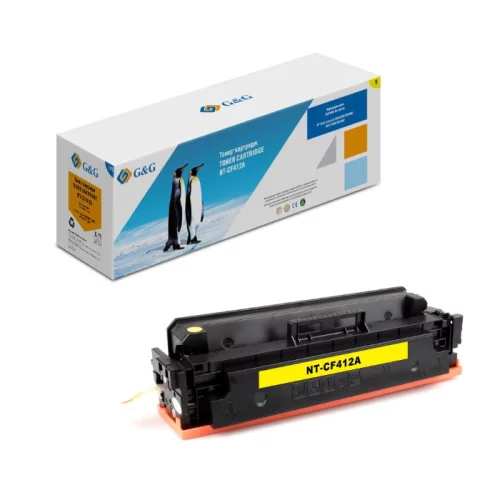 Тонер-картридж G&G NT-CF412A желтый 2300 страниц для HP LJ M452DW/ DN/ NW M477FDW/ M477FDN/ M477FNW