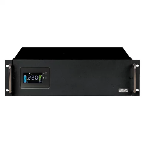 Источник бесперебойного питания Powercom King Pro RM KIN-3000AP LCD 2400Вт 3000ВА черный/ UPS Powercom King Pro RM KIN-3000AP LCD 2400W 3000Va black