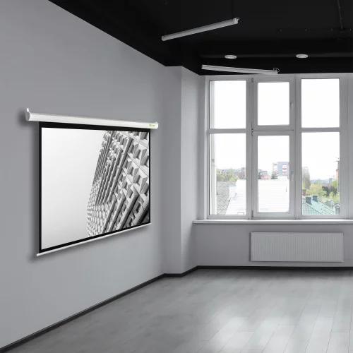 Экран Cactus MotoExpert CS-PSME-220X165-WT 220x213 см 4:3 настенно-потолочный рулонный белый фото 3