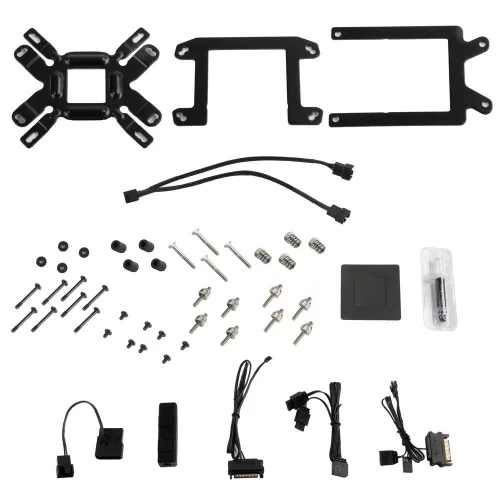Жидкостная система охлаждения Silverstone SST-IG240P-ARGB 240mm high-performance ARGB AIO liquid cooler with 2x120mm ARGB fan,Compatible with Intel LGA 115X/ 1366/ 1200/ 2011/ 2066 and AMD sTRX4/ TR4/ AM4/ A (G53IG240PARGB20) фото 8