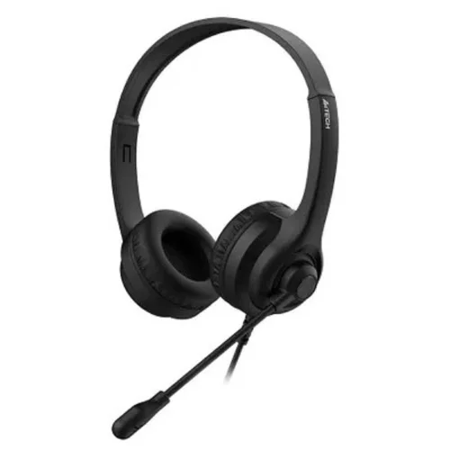 A4Tech HU-8 черный 2м накладные USB оголовье (HU-8#NTL)