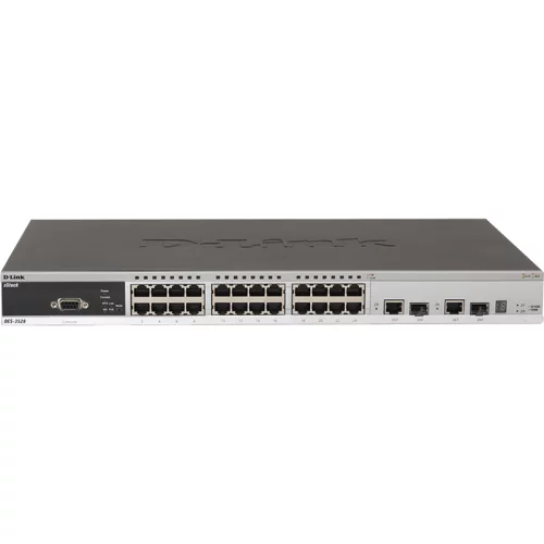Коммутатор/ DES-3528_RFB/A4 Refurbished unit, clean, fully tested, well-packed. 24-Port 10/100Mbps + 2 Combo Copper/SFP + 2 1000 Mbps Copper L2+ Flow control, VLAN, Port Trunk, SNMP, RMON Management Features QoS support base (DES-3528_RFB/A5)