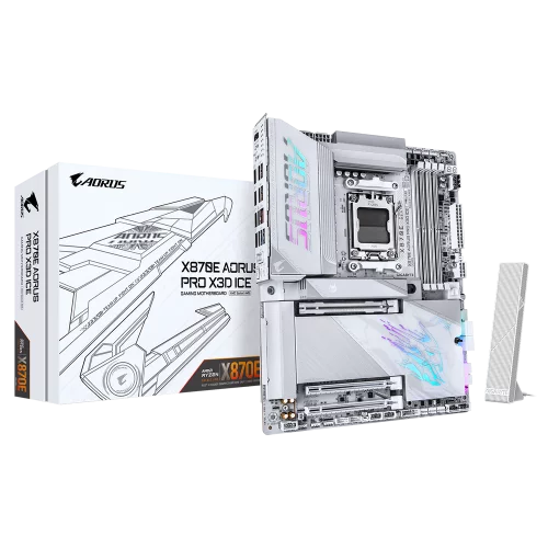 Материнская плата Gigabyte X870E AORUS PRO X3D ICE, RTL