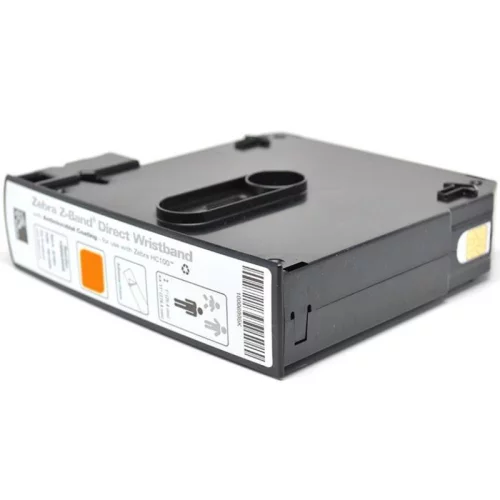 Этикетки в виде браслета полипропилен 25х279мм/ Wristband cartridge, 25mm*279mm, 200pcs/ Roll, Adult - Orange (10006995-6K-AIDC/ L) (10006995-6K-AIDC/L)