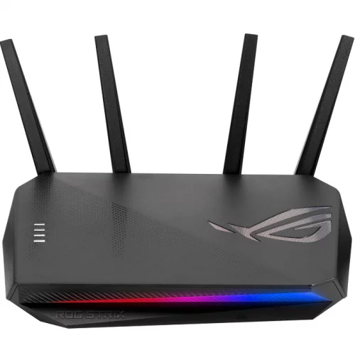 Маршрутизатор ASUS ROG GS-AX5400,Wireless Dual-band,1x 10/ 100/ 1000Base-T WAN, 4x 10/ 100/ 1000Base-T LAN, WiFi a/ b/ g/ n/ ac/ ax 2.4/ 5 ГГц, 160 МГц, 4 антенн, USB; 90IG06L0-MO3R10