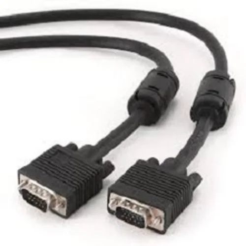 Gembird/ Cablexpert CC-PPVGA-10-B, Кабель VGA Premium , 15M/ 15M, 3.0м, черный, тройной экран, феррит.кольца