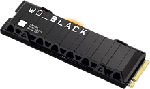 Твердотельный накопитель Western Digital Black SN850X SSD M2.2280 PCIe 4.0 4Tb, 7300MBs/6600MBs, TBW 2400, with heatsink, WDS400T2XHE, 1 year