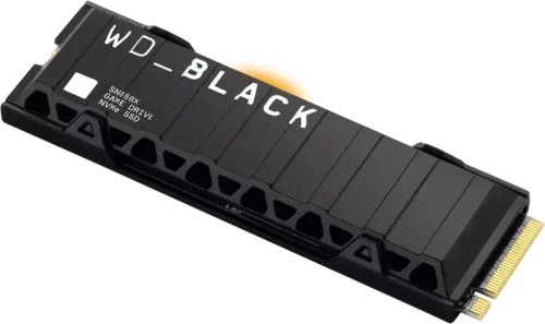 Твердотельный накопитель Western Digital Black SN850X SSD M2.2280 PCIe 4.0 4Tb, 7300MBs/6600MBs, TBW 2400, with heatsink, WDS400T2XHE, 1 year