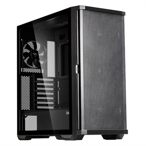 корпус ZALMAN Z10, ATX, BLACK, WINDOW, 2x3.5, 2x2.5, 2xUSB3.0, 1xUSB 3.1 Type-C, FRONT 3x140mm, REAR 1x120mm (Z10#TRL)