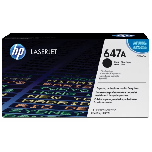 Тонер-картридж/ HP Color LaserJet CE260A Black Print Cartridge