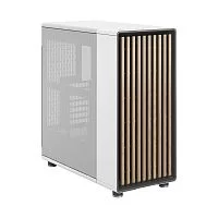 Корпус ПК без блока питания/ Case Fractal Design North, Midi-Tower, 2x140mm, 2xUSB-A 3.2 + 1xUSB 3.2 Type-C ATX, mATX, mITX Wood panel, Chalk White (FD-C-NOR1C-03)