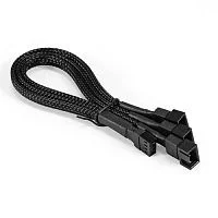 Exegate EX294792RUS Разветвитель питания с 4pin материнской платы на 3 корпусных вентилятора ExeGate EX-CC-4p3xF-0.3 (4pin F/ 3x4pinM (2 из них-3-контактный, 1 из них-4-контактный), 0,3м)