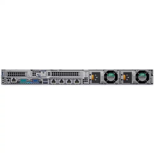 Сервер Dell PowerEdge R640/ Xeon Silver 4210R/ 16GB/ 1x 1.2TB (up 8SFF)/ noODD/ H730p/ iD9En/ 4x GbE/ 1x750W (up 2) (PER640RU1) фото 3